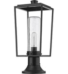 Z-Lite - 594PHMR-553PM-BK - Sheridan 19.5" Outdoor Pier Mount by Z-Lite - Image 7