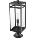 Z-Lite - 596PHBR-553PM-BK - Nuri 23.5" Outdoor Pier Mount by Z-Lite - Image 3