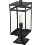 Z-Lite - 596PHMR-533PM-BK - Nuri 19.75" Outdoor Pier Mount by Z-Lite - Image 3