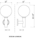 Z-Lite - Laurent 22.5" Outdoor Wall Sconce by Z-Lite - Image 5
