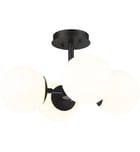Z-Lite - 730SF4-MB - Midnetic 18" Semi-Flush Mount by Z-Lite