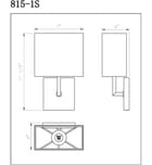 Z-Lite - Saxon 11.25" Wall Sconce by Z-Lite - Image 8