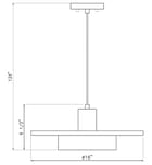 Z-Lite - Ludo 16-inch Pendant by Z-Lite - Image 6