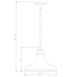 Z-Lite - Reznor 12-inch Pendant by Z-Lite - Image 6