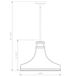 Z-Lite - Reznor 18-inch Pendant by Z-Lite - Image 6