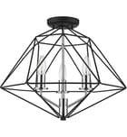 Z-Lite - 918SF-MB-CH - Geo 18" Semi-Flush Mount by Z-Lite - Image 7