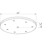 Z-Lite - CP1807R-RB - 18" Multi Point Canopy by Z-Lite - Image 2