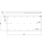 Z-Lite - CP4217L-MGLD - Multi Point Canopy 42" Multi Point Canopy by Z-Lite - Image 3