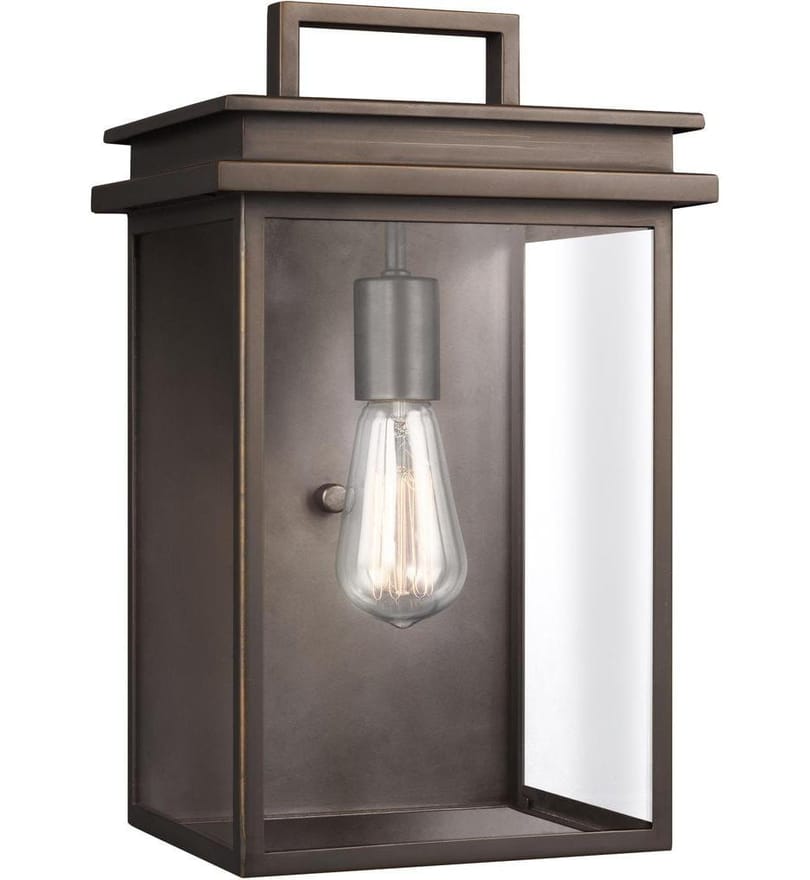 Visual Comfort Studio - OL13602ANBZ - Glenview 14.75" Outdoor Wall Sconce by Visual Comfort Studio