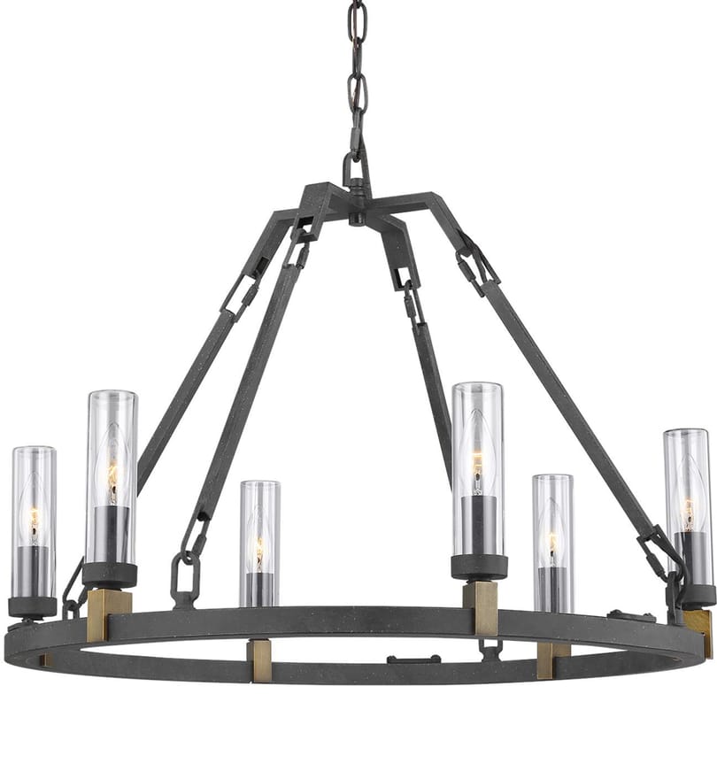 Visual Comfort Studio - OLF3213/6AF - Landen 25.38" Outdoor Pendant by Visual Comfort Studio