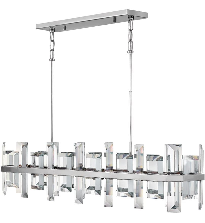 Fredrick Ramond - FR39216PNI - Odette 8.25" Chandelier by Fredrick Ramond