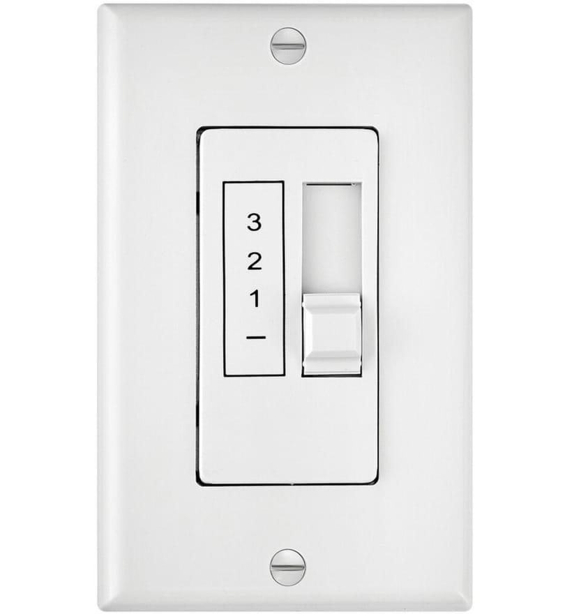 Hinkley Lighting - 980012FWH - Wall Control 3 Speed 5 Amp by Hinkley Lighting