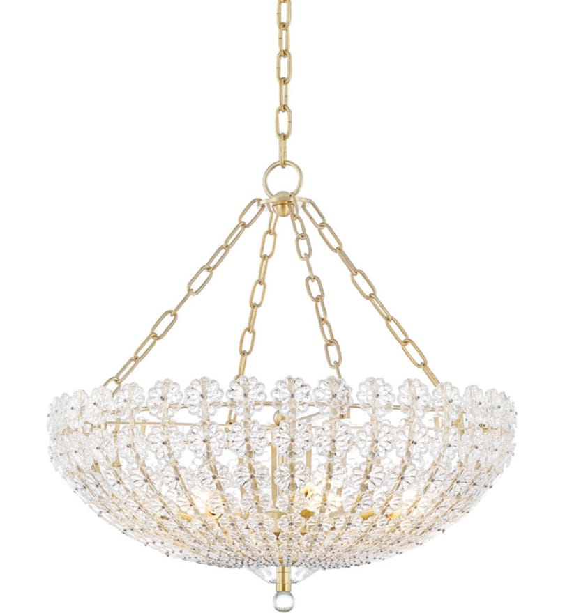 Hudson Valley - Floral Park 24.5" Chandelier by Hudson Valley
