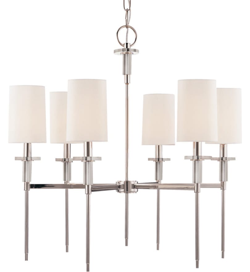 Hudson Valley - 8516-PN - Amherst 25" Chandelier by Hudson Valley