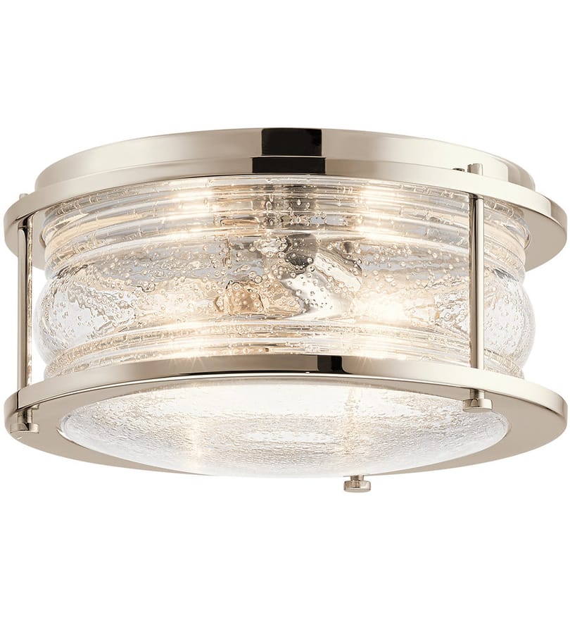 Kichler - 42910PN - Ashland Bay 12" Flush Mount by Kichler