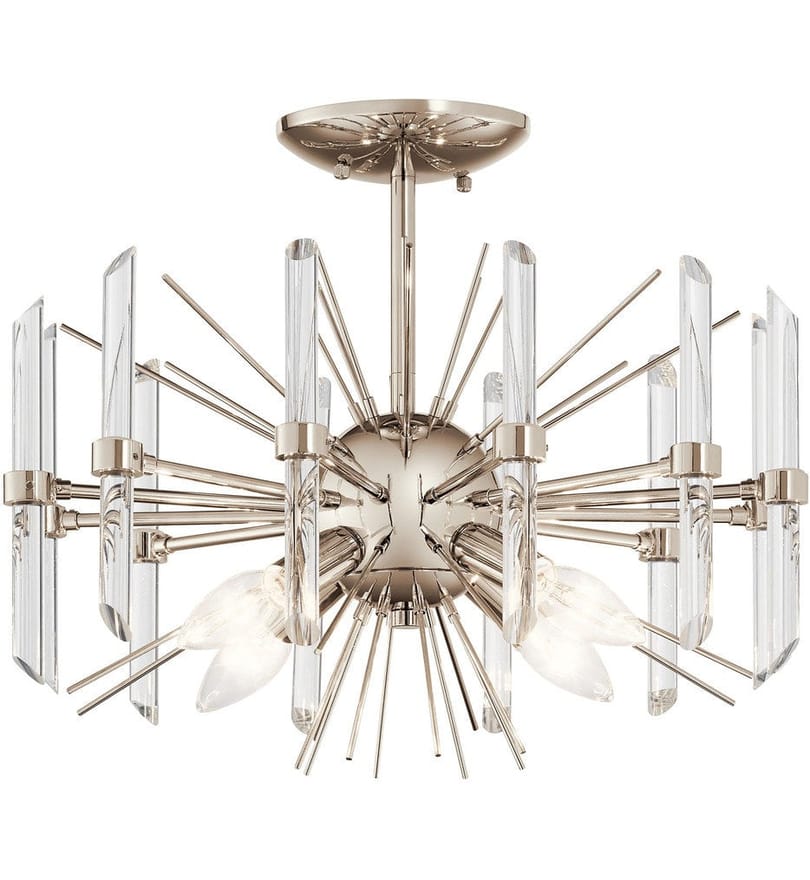 Kichler - 44277PN - Eris 16" Semi-Flush by Kichler