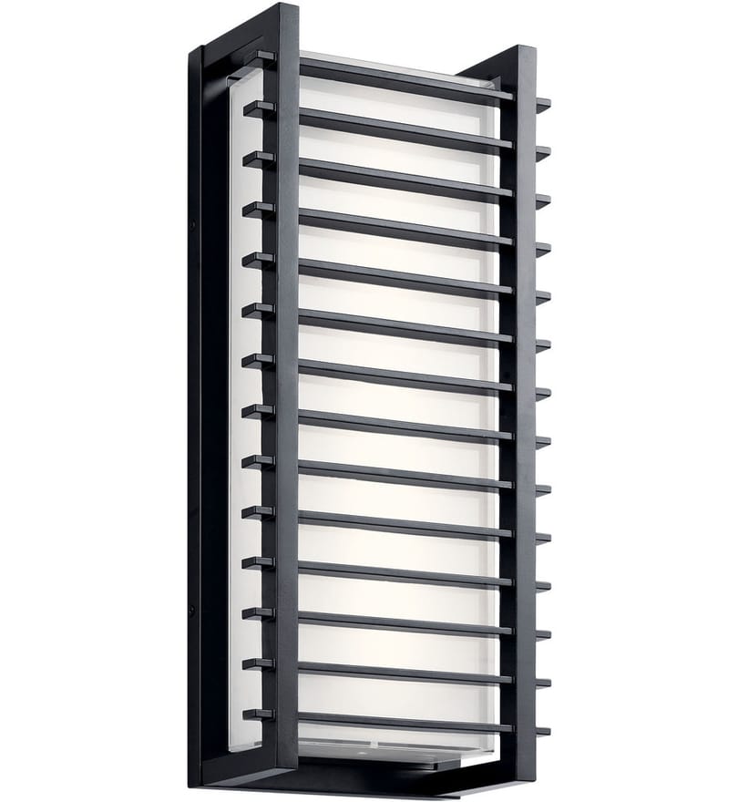 Kichler - 49786BKLED - Rockbridge 20.75" Outdoor Wall Sconce by Kichler