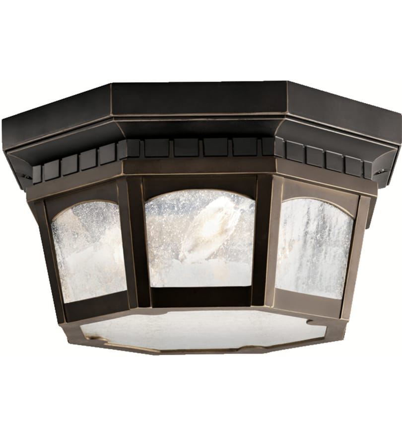 Kichler - Courtyard 12.25" Outdoor Flush Mount by Kichler