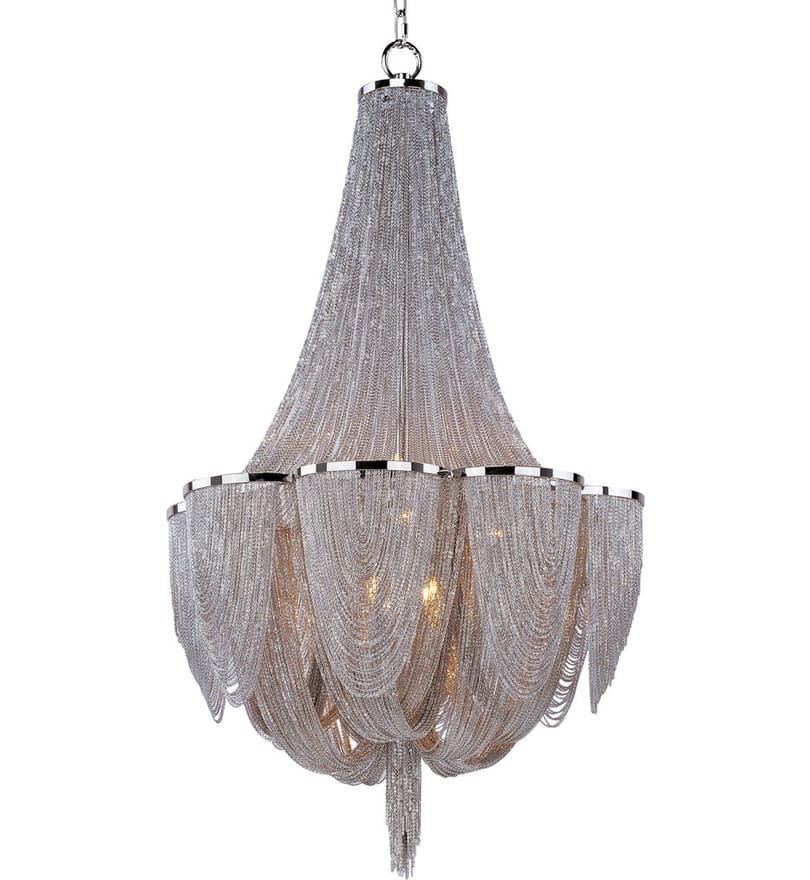 Maxim Lighting - 21465NKPN - Chantilly 22" Chandelier by Maxim Lighting