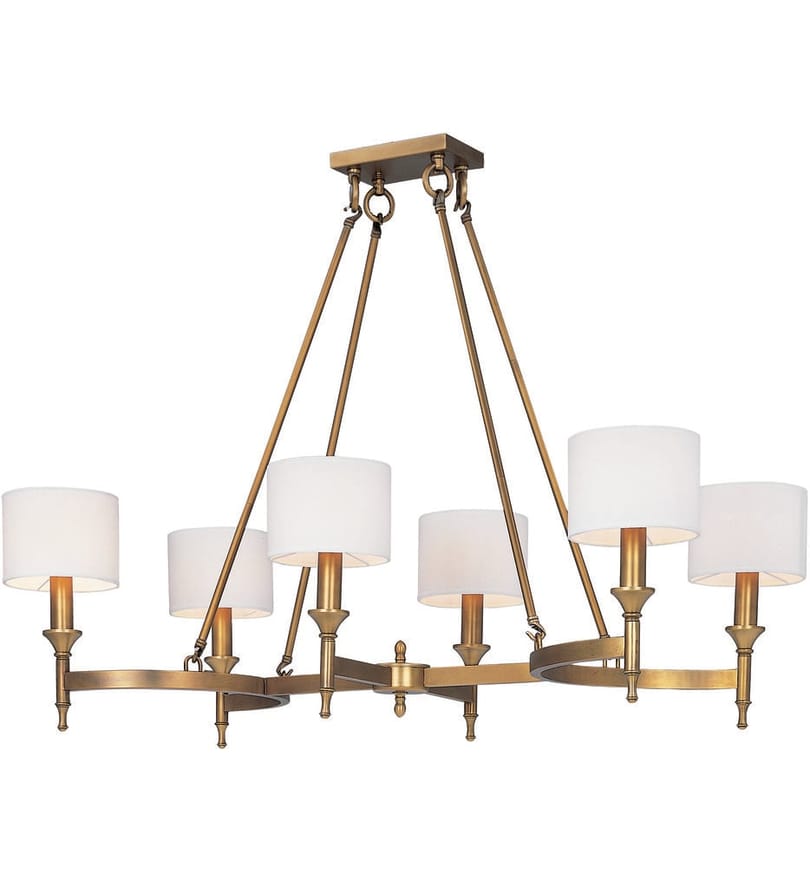 Maxim Lighting - 22376OMNAB - Fairmont 41" Chandelier by Maxim Lighting