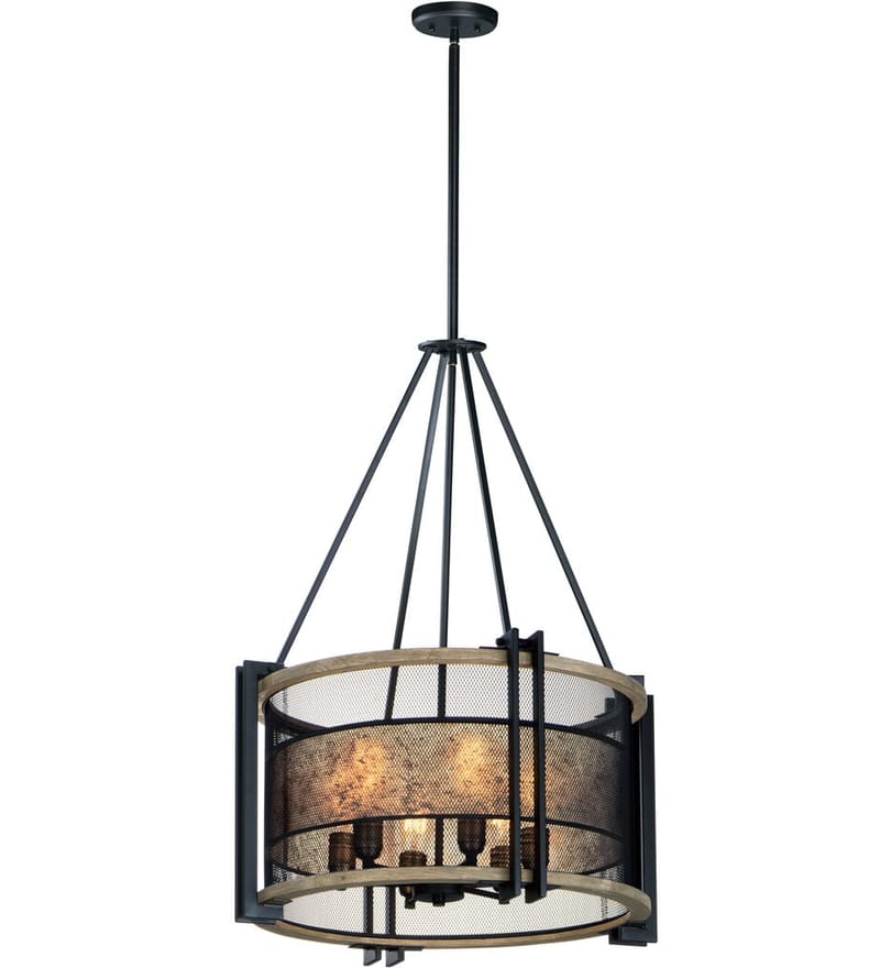 Maxim Lighting - 27565BKBWAB - Boundry 24" Chandelier by Maxim Lighting