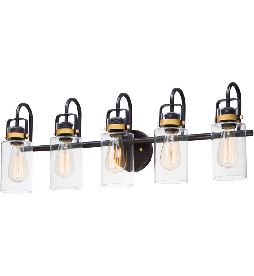 Maxim Lighting - 30173CLBZGLD - Magnolia 32" Bath Vanity Light by Maxim Lighting