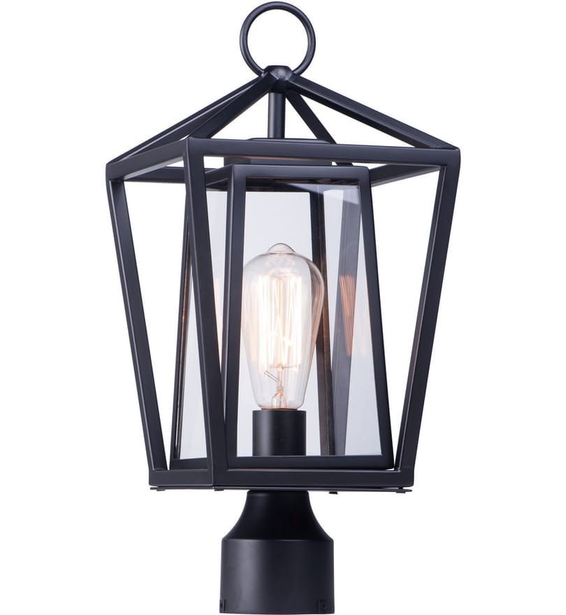 Maxim Lighting - 3171CLBK - Artisan 1 Light Outdoor Post Lantern by Maxim Lighting