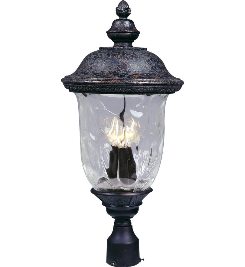 Maxim Lighting - 3420WGOB - Carriage House 26.5" 3 Light Incandescent Outdoor Post Light by Maxim Lighting