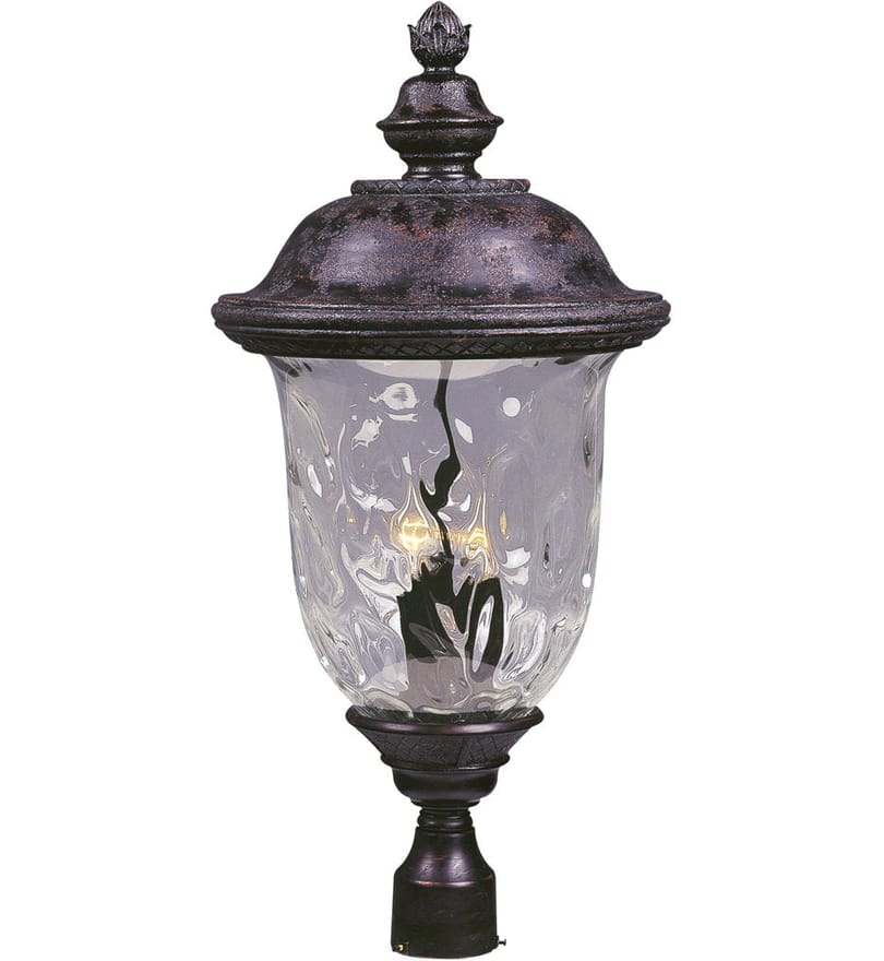 Maxim Lighting - 3421WGOB - Carriage House 29" 3 Light Incandescent Outdoor Post Light by Maxim Lighting