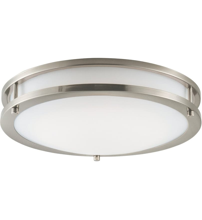 Maxim Lighting - 55543WTSN - Linear 14" Flush Mount by Maxim Lighting
