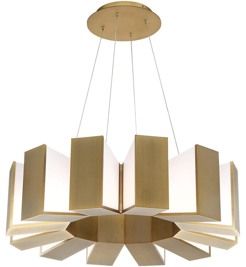 Modern Forms - PD-75934-AB - Chronos 34" Chandelier by Modern Forms