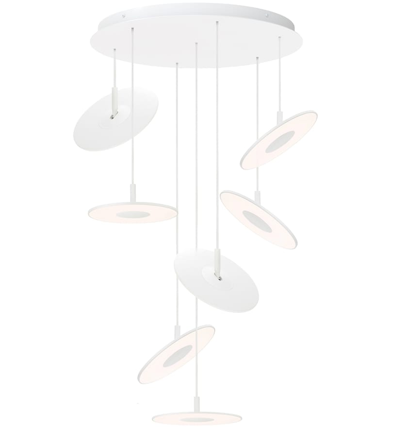 Pablo Designs - CIRC CHAN 12/7 WHT - Circa 31.5" Chandelier by Pablo Designs