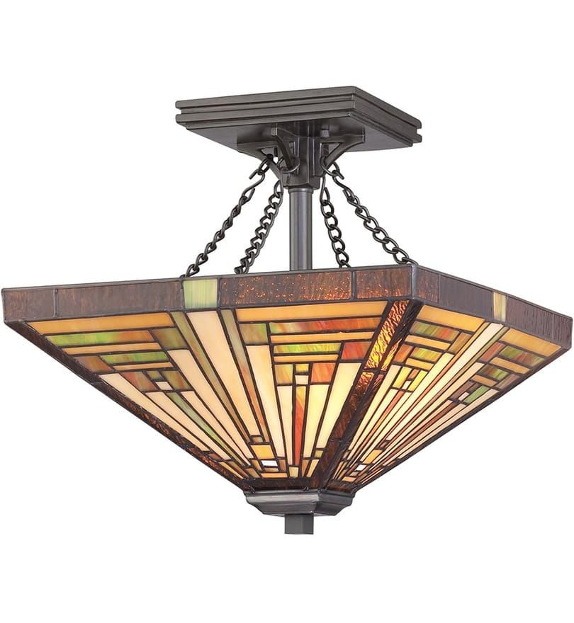 Quoizel - TF885SVB - Stephen 14" Semi-Flush by Quoizel