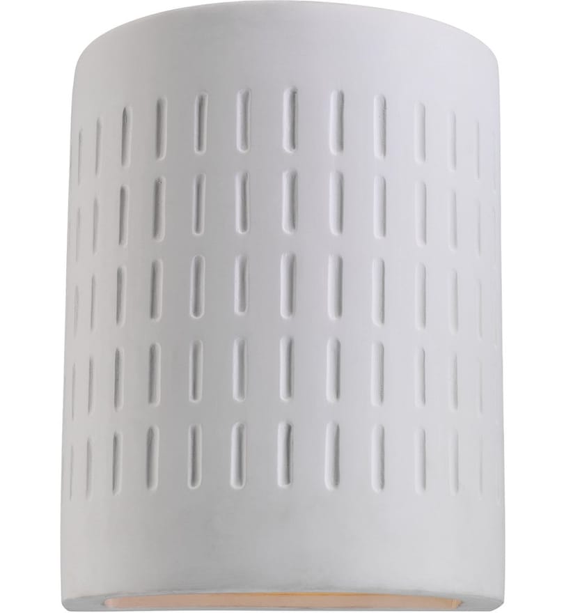 Generation Lighting - Paintable Ceramic 10" Outdoor Wall Sconce by Generation Lighting