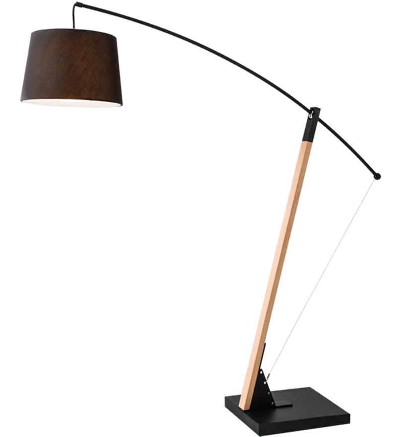 Seed Design - SQ-603FLR-BK - Archer 72.4 - 87.4" Floor Lamp by Seed Design