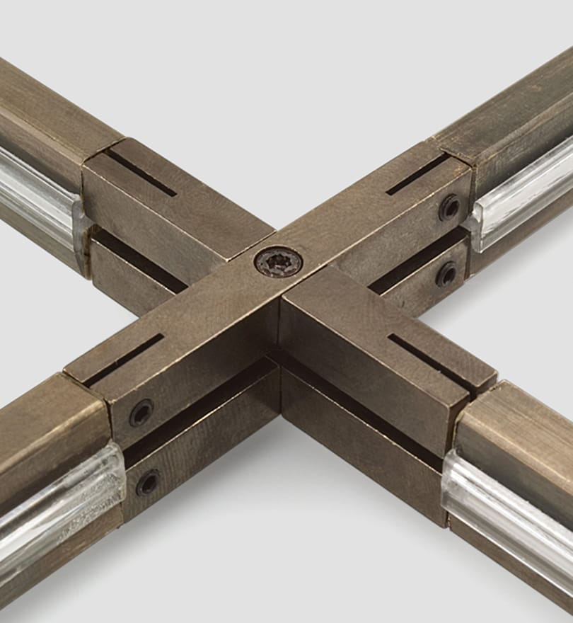 Visual Comfort Architectural - 700MOCTXS - Monorail 1.8" X -Connector by Visual Comfort Architectural