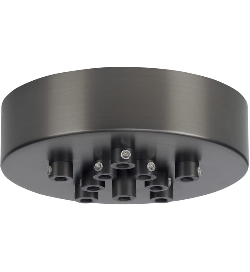 Visual Comfort Architectural - 700TDMRD11TZ - Line-Voltage 6.5" 11 Port Round Canopy by Visual Comfort Architectural