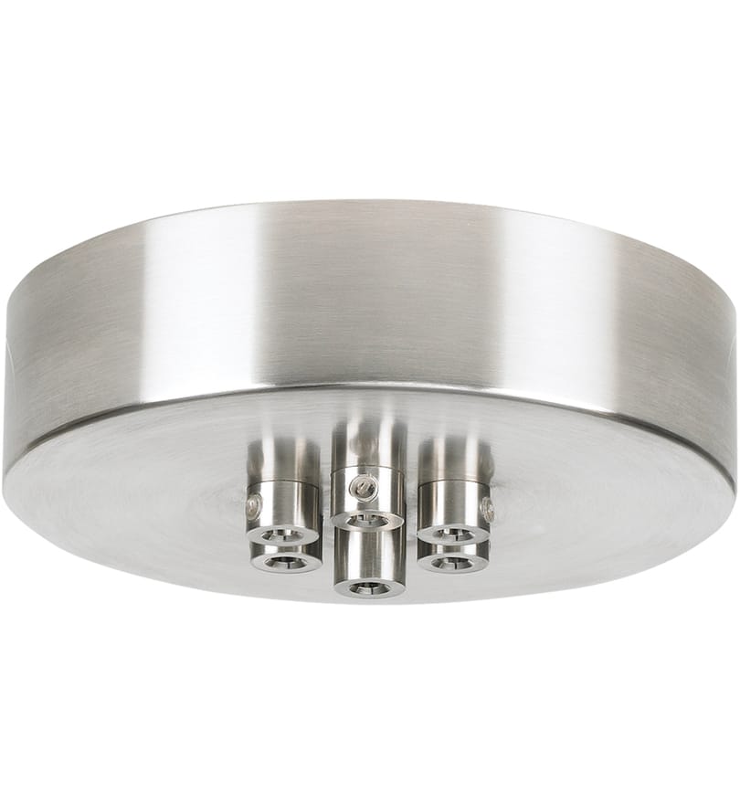 Visual Comfort Architectural - 700TDMRD7TS - Line-Voltage Round 7 Port MiniCanopy by Visual Comfort Architectural