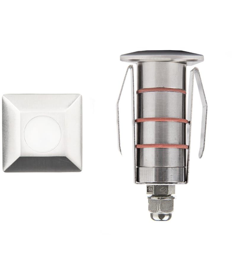WAC Lighting - 1051-30SS - 1" Wide LED Square Inground Light - 12 Volt by WAC Lighting