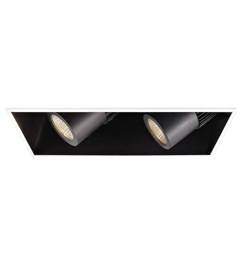 WAC Lighting - Flood Beam ELV Dim IC-Rated Volt 2 Light LED Precision Housing & Module by WAC Lighting