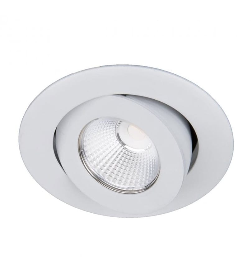 WAC Lighting - R3BRA-F927-WT - Oculux LED Flood Beam Round Adjustable 3.5" Recessed Trim by WAC Lighting