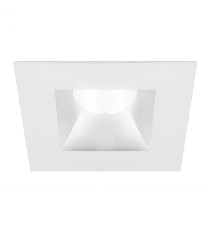 WAC Lighting - R3BSD-F930-WT - Oculux LED Flood Beam Square Open Reflector 3.5" Recessed Trim by WAC Lighting