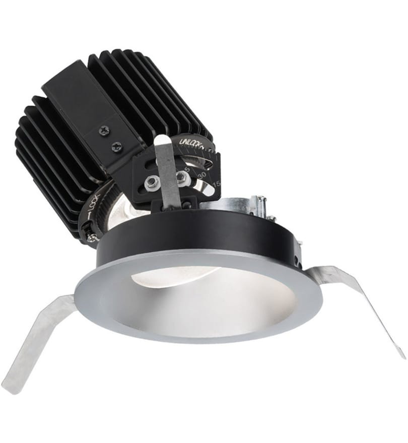 WAC Lighting - R4RAT-S830-HZ - Volta LED Spot Beam Round Adjustable 4.5" Recessed Trim by WAC Lighting