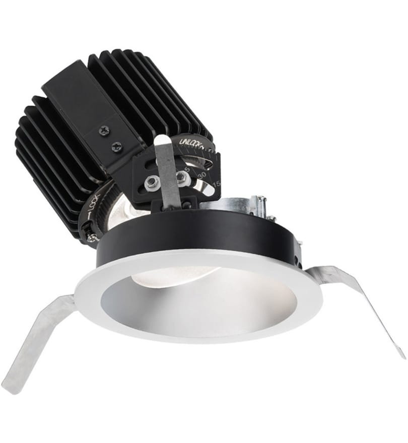 WAC Lighting - R4RAT-S927-HZWT - Volta LED Spot Beam Round Adjustable 4.5" Recessed Trim by WAC Lighting