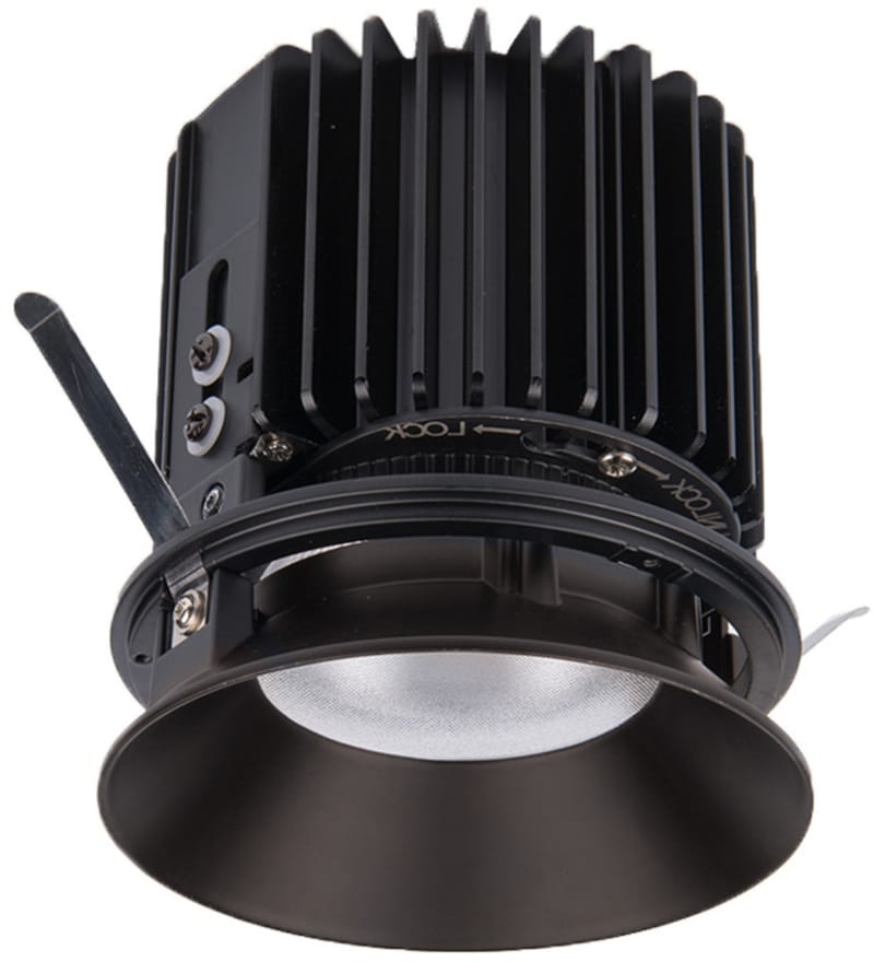 WAC Lighting - R4RD2L-W835-CB - Volta LED Wide Flood Beam Round Invisible Trim 4.5" Recessed Trim by WAC Lighting