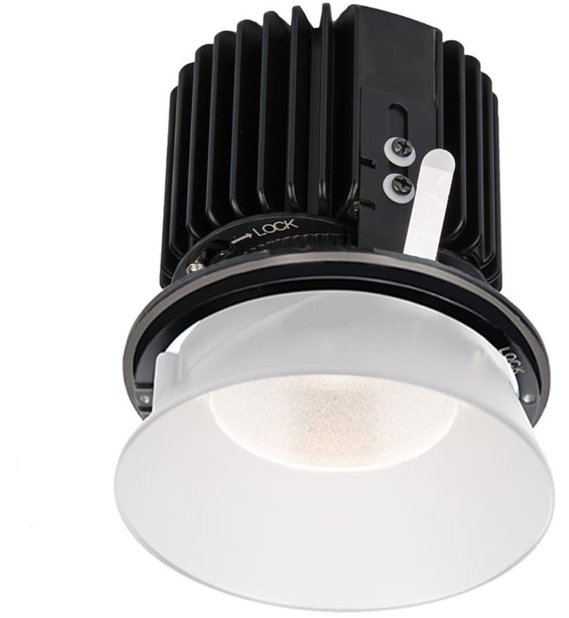 WAC Lighting - R4RD2L-W927-WT - Volta LED Wide Flood Beam Round Invisible Trim 4.5" Recessed Trim by WAC Lighting