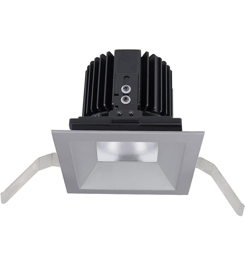WAC Lighting - R4SD1T-W830-HZ - Volta LED Wide Flood Beam Square Shallow Regressed 4.5" Recessed Trim by WAC Lighting