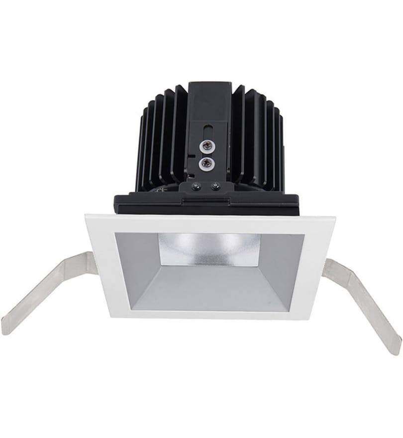 WAC Lighting - R4SD1T-W930-HZWT - Volta LED Wide Flood Beam Square Shallow Regressed 4.5" Recessed Trim by WAC Lighting