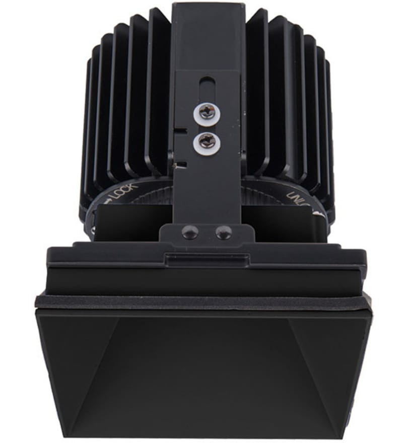 WAC Lighting - R4SD2L-S930-BK - Volta LED Spot Beam Square Invisible 4.5" Recessed Trim by WAC Lighting