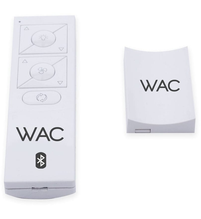 WAC Lighting - RC20-WT - 6Speed Ceiling Fan Wireless Bluetooth Remote Control Wall Cradle by WAC Lighting